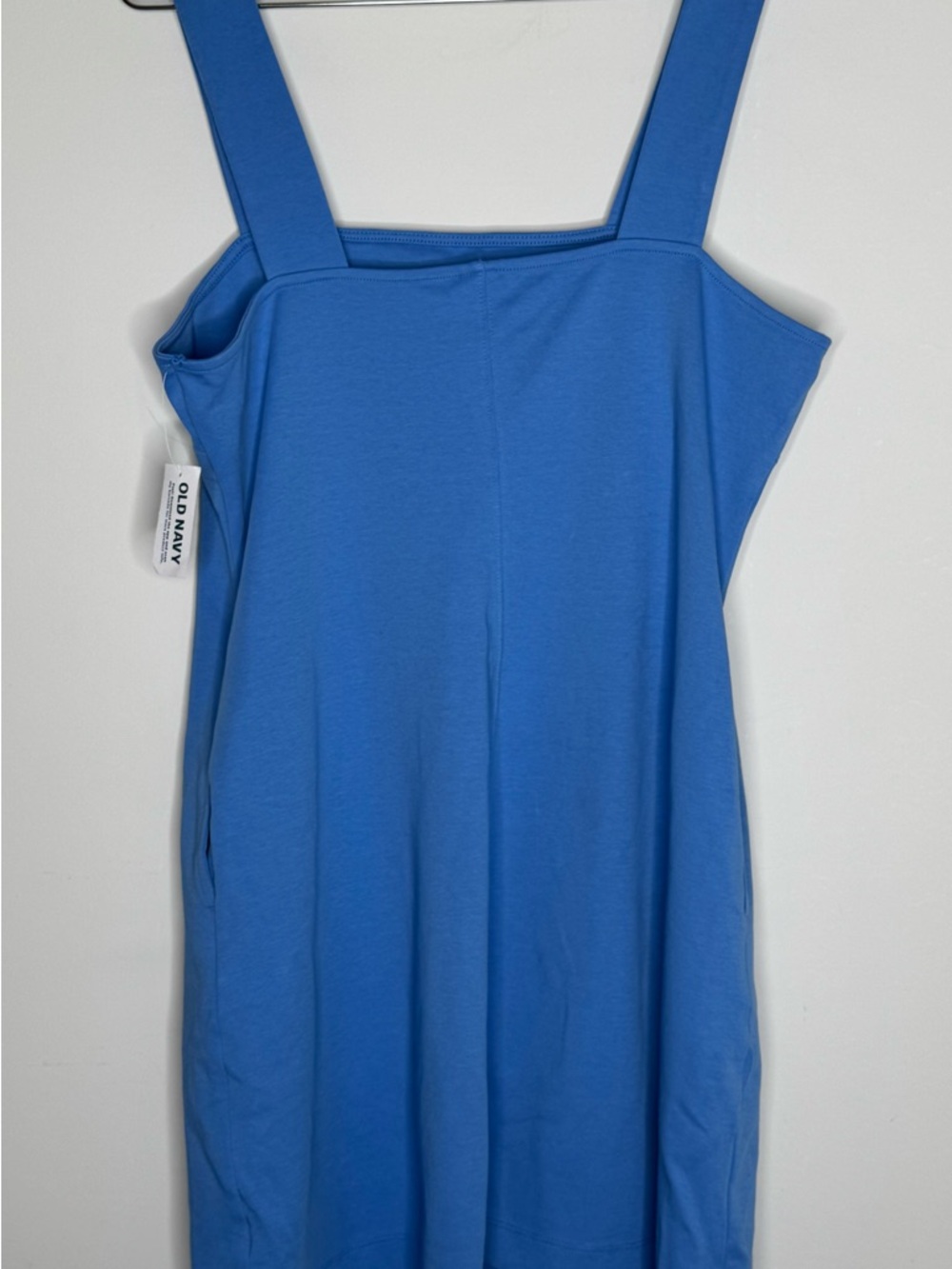 Old Navy Size M Light Blue Sleeveless Ponte-Knit Mini Dress Summer 2023 New NWT - Picture 3 of 10